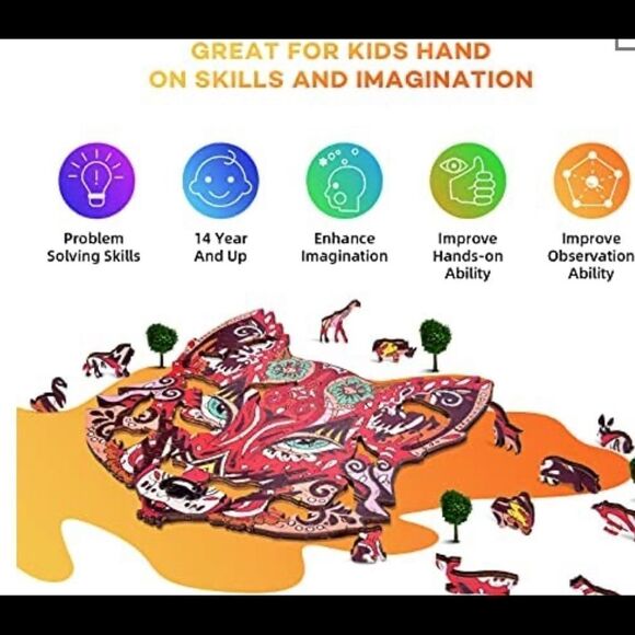 Animal wooden Puzzle – 108 piece in unopened package - Picture 4 of 6